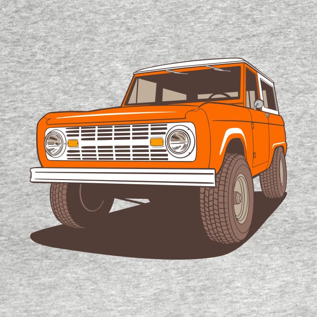 ORANGE BRONCO by OldSkoolDesign